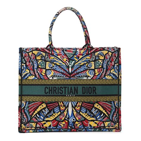 dior book tote canvas